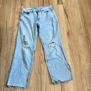 Light Blue Distressed Jeans